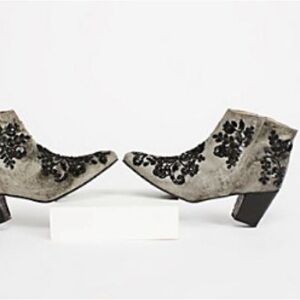 NWOT Free People Night Out Velvet & Sequin Ankle Bootie